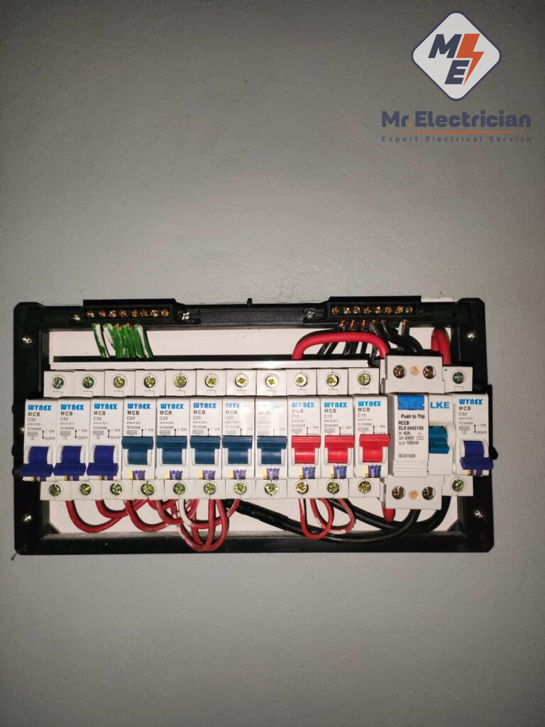 Kotak DB Bukit Rimau - Mr Electrician